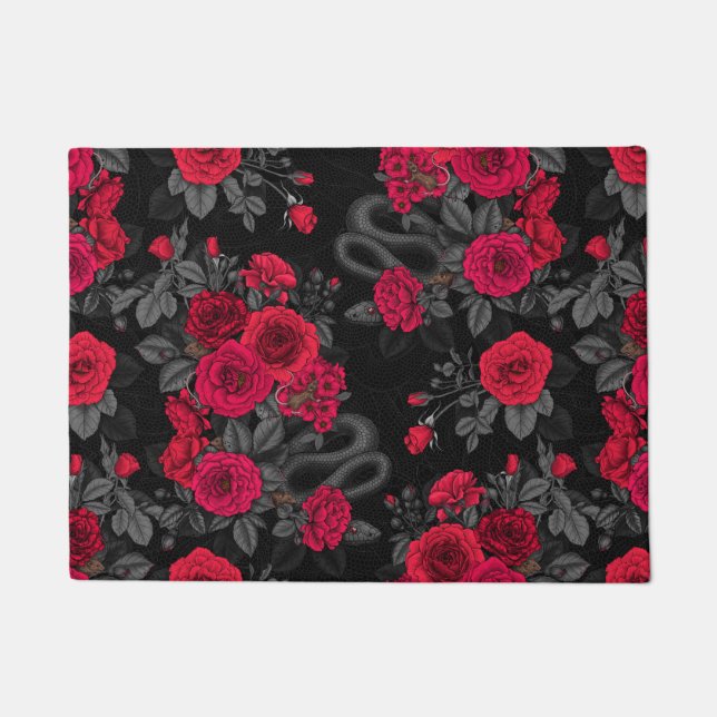 Hidden in the roses doormat (Front)