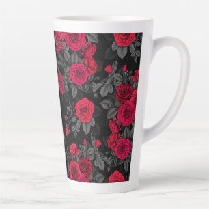 Hidden in the roses latte mug
