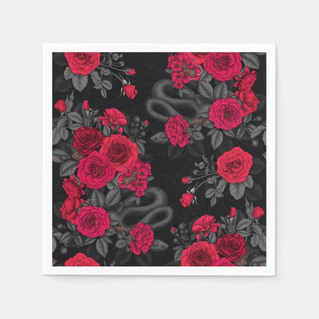 Hidden in the roses napkin (Front)