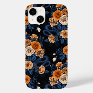 Hidden in the roses, orange and blue Case-Mate iPhone 14 case