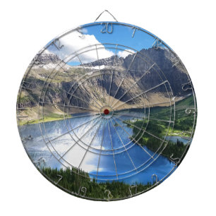 Hidden Lake in Glacier National Park Dartboard