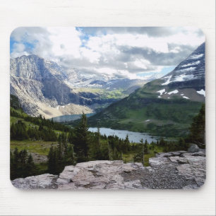 Hidden Lake Overlook Glacier National Park Montana Mouse Mat