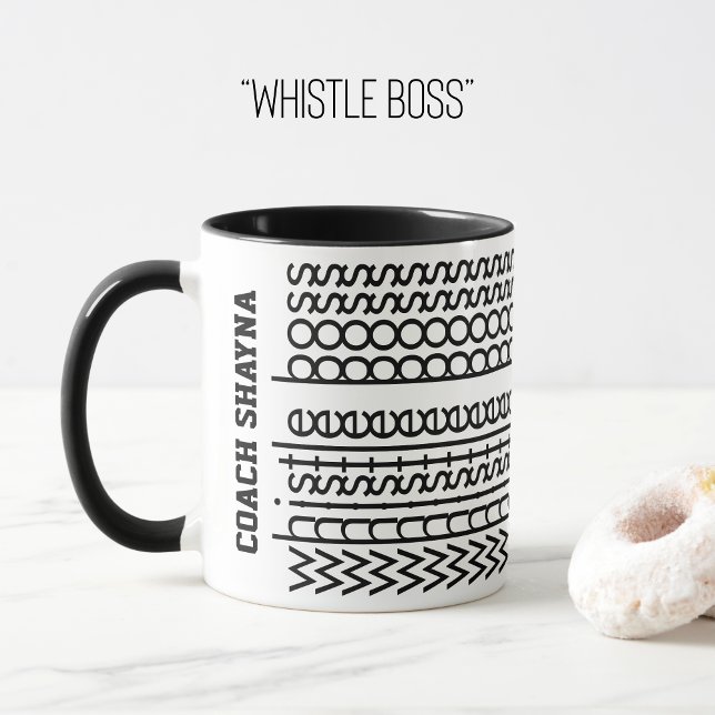 Hidden Message Custom Name Whistle Boss Mug (Creator Uploaded)