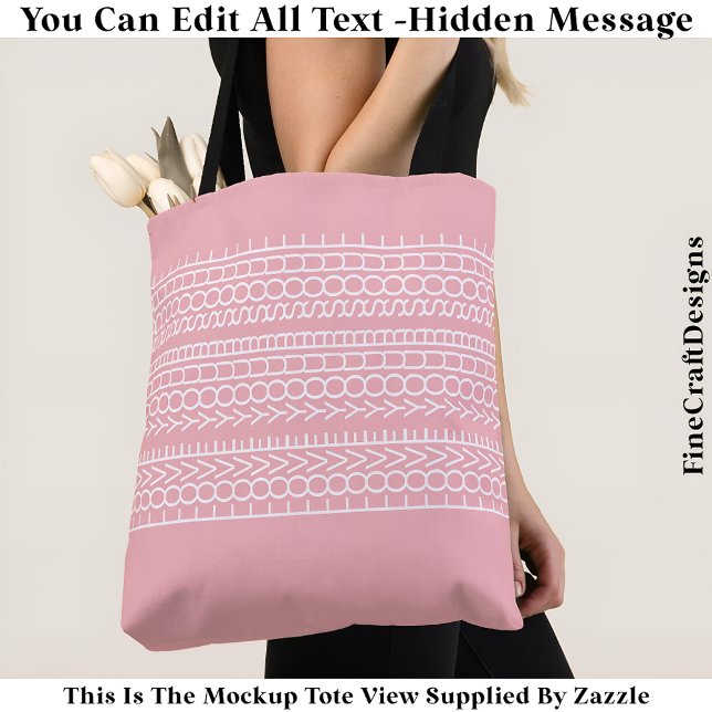 Hidden Message Love Your Soul, Custom 109P Quote Tote Bag (Creator Uploaded)
