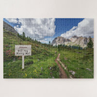 Hidden Message Mountain Flowers Marry Me Puzzle