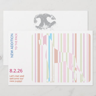 Hidden modern Ghost Great Dane Nose Stationery