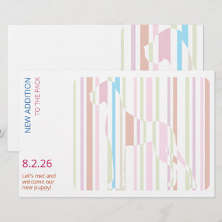 Hidden modern Ghost Great Dane Stationery