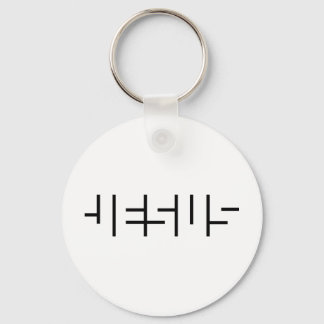 Hidden Name of Jesus Key Ring