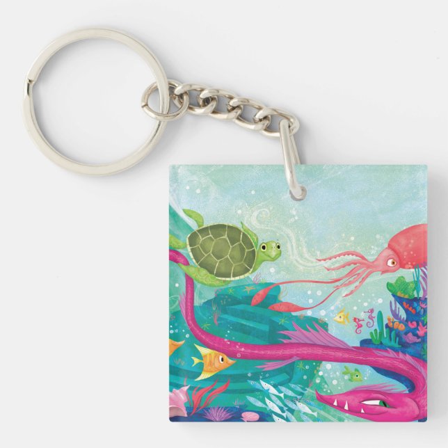 Hidden Ocean Treasures Key Ring (Front)