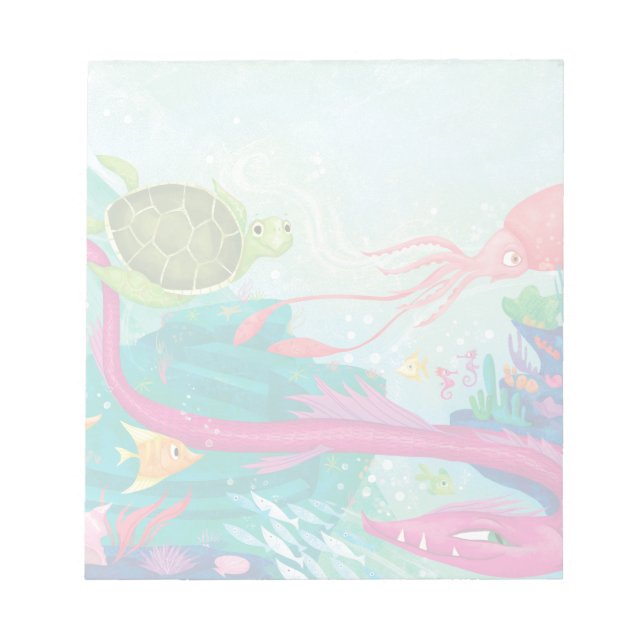 Hidden Ocean Treasures Notepad (Front)