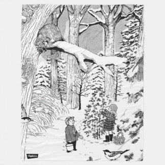 Hidden Pictures Children in the Snow Blanket