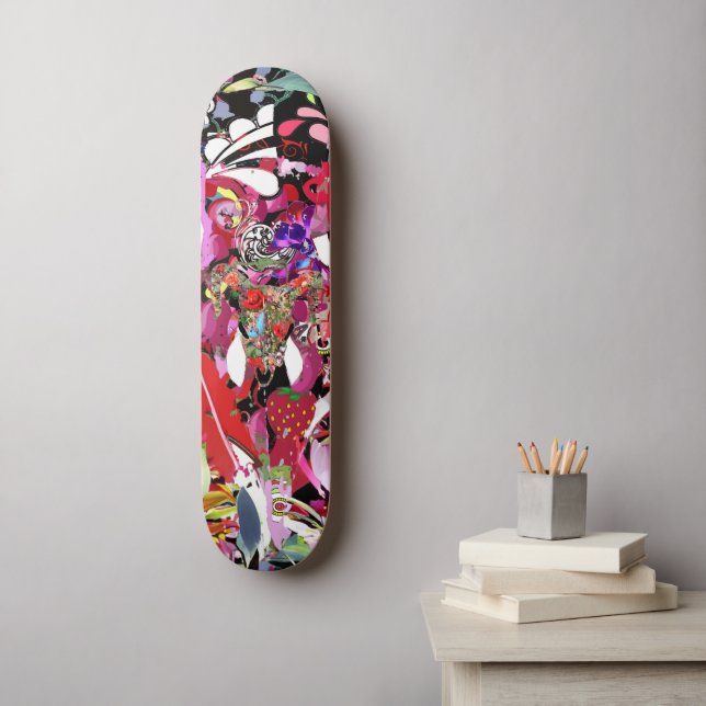 Hidden Skull skateboard (Wall Art)