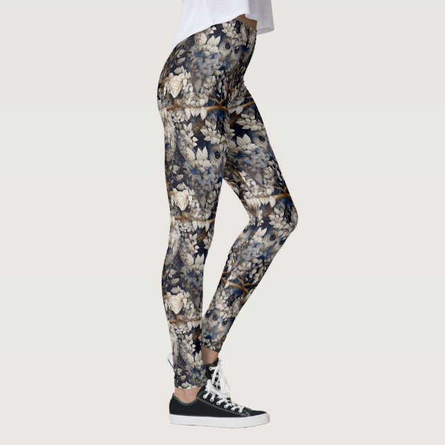 Hidden Snowy Owl Leggings – pretty (Right)