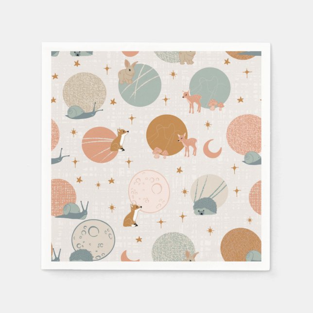 Hidden Treasures - Beige Napkin (Front)