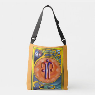 Hidden Truth Symbol Art Crossbody Bag