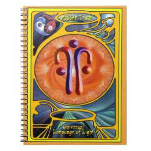 Hidden Truth Symbol Art Notebook