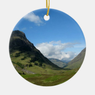 Hidden Valley Glencoe Scotland Ceramic Tree Decoration