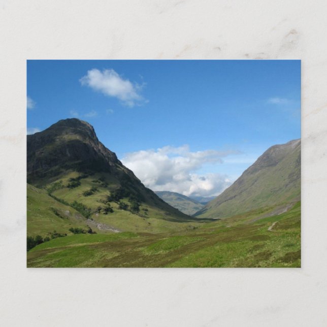 Hidden Valley Glencoe Scotland Postcard (Front)