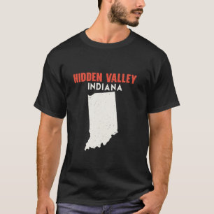 Hidden Valley Indiana USA State America Travel Ind T-Shirt