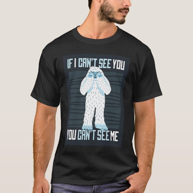 Hide and Go Seek Champion Yeti Mythical Creature B T-Shirt (Front)