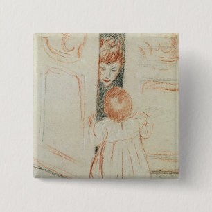 Hide and Seek 15 Cm Square Badge
