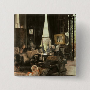 Hide and Seek, c.1880-82 15 Cm Square Badge