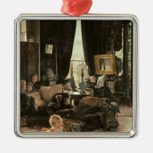 Hide and Seek, c.1880-82 Metal Tree Decoration