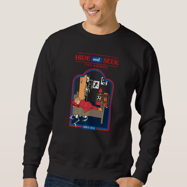 Hide And Seek Champion  Since 1832  Monster Under  Sweatshirt (Front)