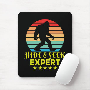 Hide And Seek Expert Bigfoot Funny Mouse Mat