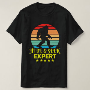 Hide And Seek Expert Bigfoot Funny T-Shirt