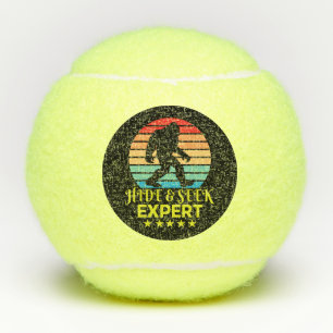 Hide And Seek Expert Bigfoot Funny Tennis Balls