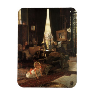 Hide and Seek Fine Art Magnet