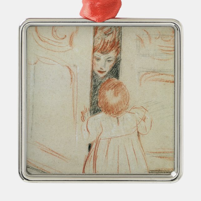 Hide and Seek Metal Tree Decoration (Front)