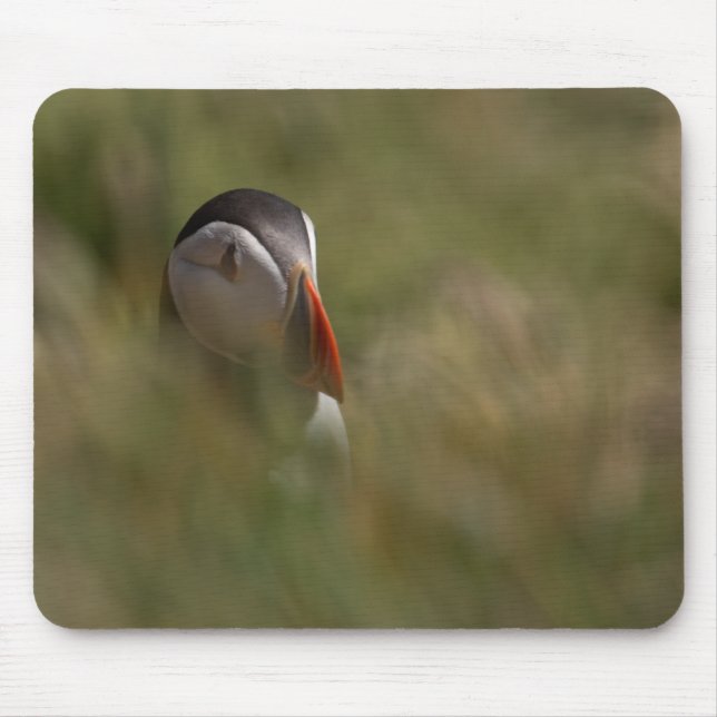 Hide and Seek Puffin Mouse Mat (Front)