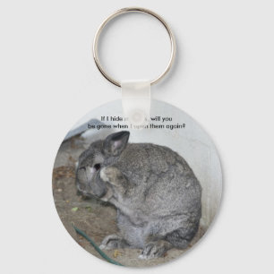 Hide My Eyes Key Ring