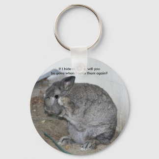 Hide My Eyes Key Ring