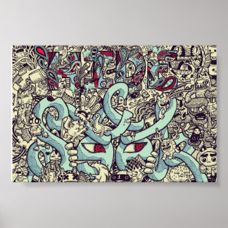 Hide! Pop Art Poster! Poster