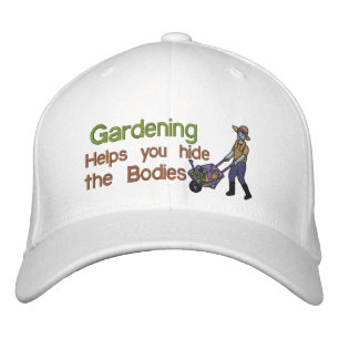 Hide the Bodies Embroidered Hat