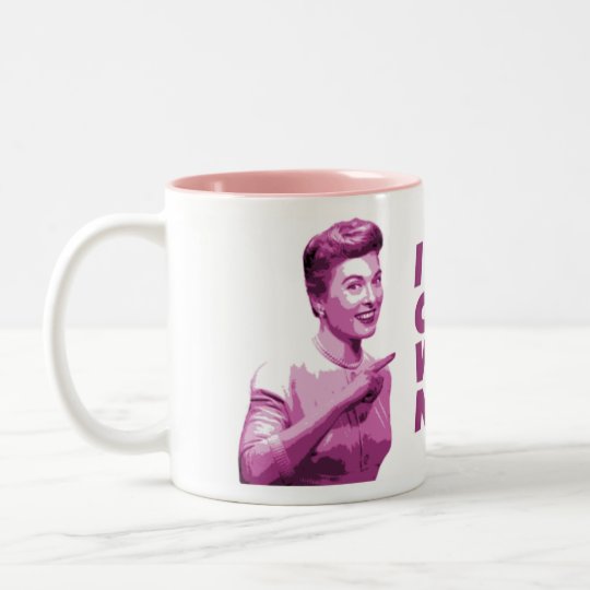'Hide the Creamer' - KoffeeKat Two-Tone Coffee Mug