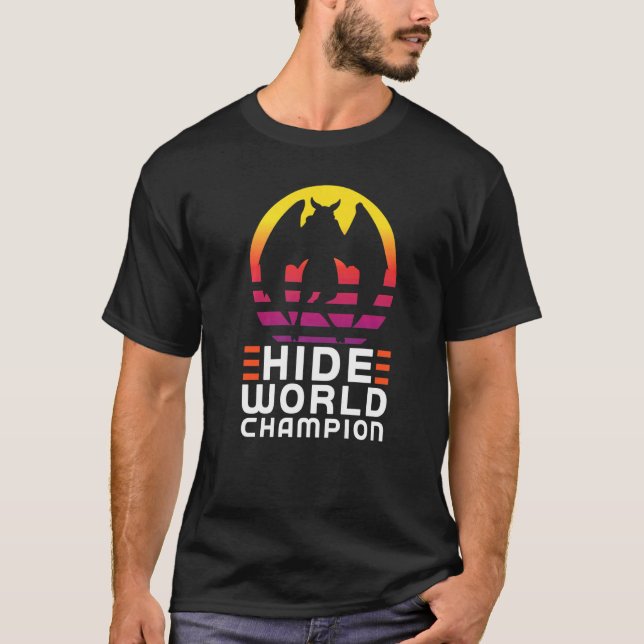 hide world champion Cryptozoology Mothman   T-Shirt (Front)