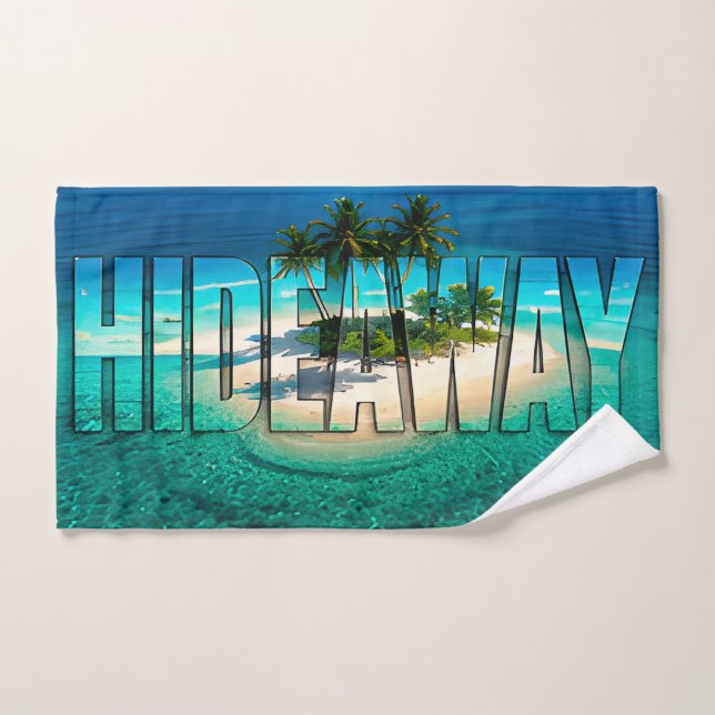 Hideaway Luxury Private Island Hand Towel (Hand Towel)