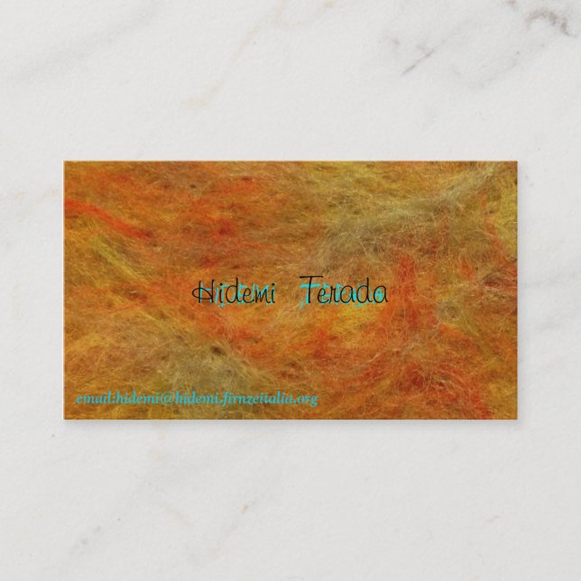 Hidemi Terada Business Card (Front)