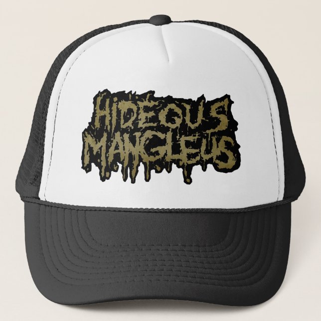 Hideous Mangleus Logo Alternate Trucker Hat (Front)