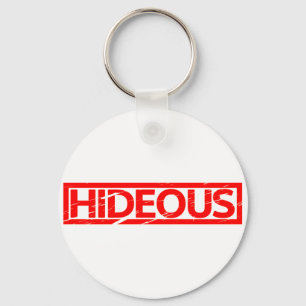 Hideous Stamp Key Ring