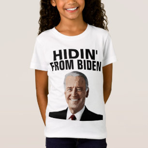 HIDIN' FROM BIDEN KIDS T-Shirts