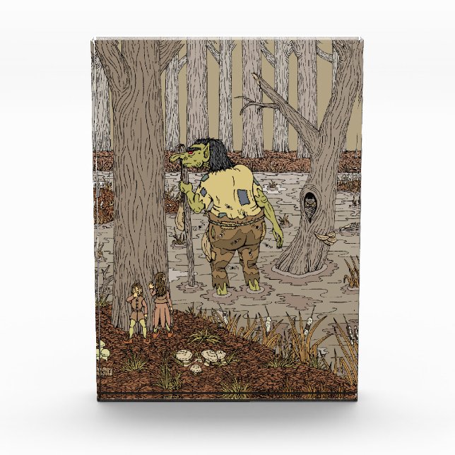 Hiding from Stinkbottom Troll Photo Block (Front)