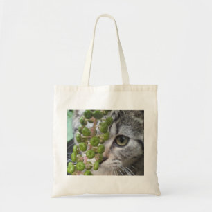 Hiding Kitten Tote Bag