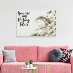 Hiding Place - Psalm 32:7 Canvas Print