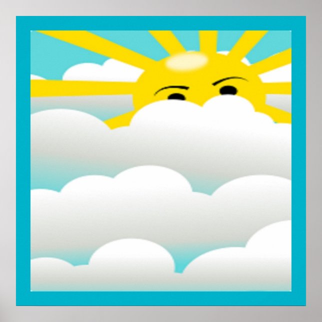 HIDING SUN POSTER (Front)