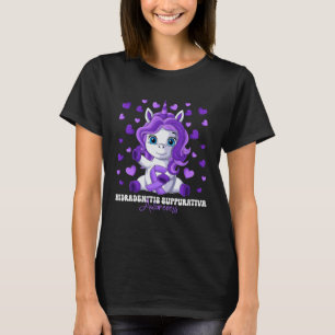 Hidradenitis Suppurativa Awareness Month Purple Ri T-Shirt